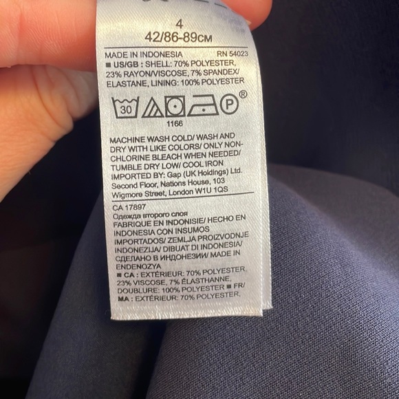 BANANA REPUBLIC navy dress - Picture 6 of 6